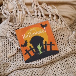 Halloween Zombie Feiertagskarte