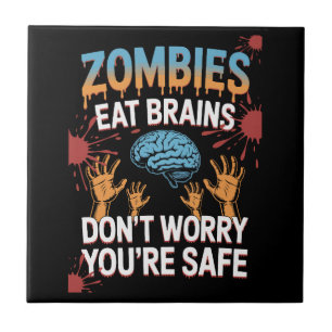 Halloween-Zombie Fliese