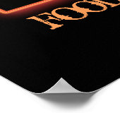 Halloween Zombie Food so frisch immer noch schreie Poster (Ecke)