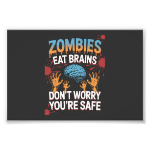 Halloween-Zombie Fotodruck