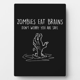 Halloween Zombie Fotoplatte