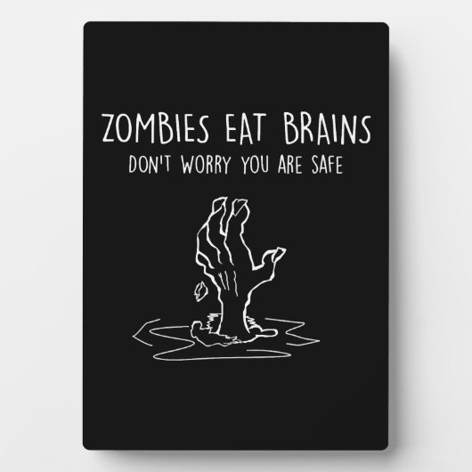 Halloween Zombie Fotoplatte (Vorderseite)