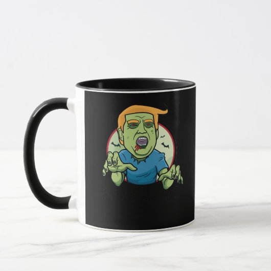 Halloween Zombie Funny Classic Tasse (Links)