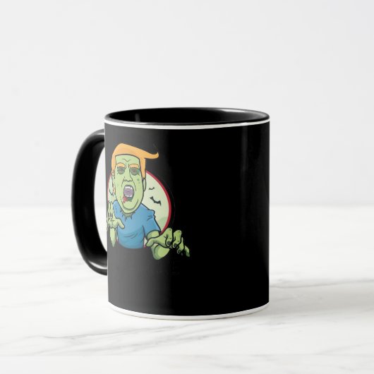 Halloween Zombie Funny Classic Tasse (Vorderseite Links)