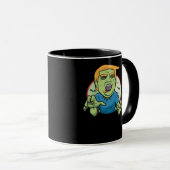 Halloween Zombie Funny Classic Tasse (VorderseiteRechts)