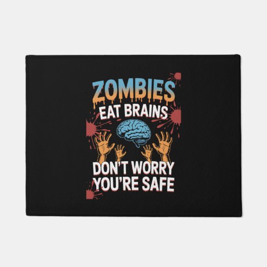 Halloween Zombie Fußmatte (Vorderseite)