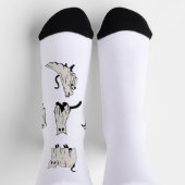 Halloween Zombie Gaming Controller Mummy Game Lov Socken (Oben)