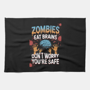 Halloween-Zombie Geschirrtuch