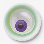 Halloween Zombie Ghost Eyeball Cyclops Auge Pappteller (Vorderseite)