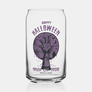 Halloween Zombie Handglas - Trick oder Trete Dosenglas