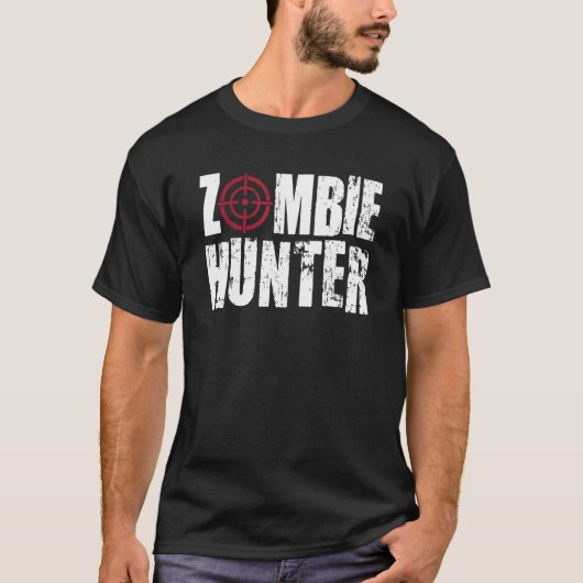 Halloween Zombie Hunter Zombies T-Shirt (Vorderseite)
