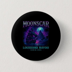 Halloween Zombie Island Moon Island Retro Cartoon Button