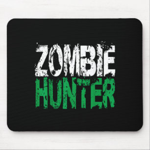 Halloween-Zombie-Jäger-Shirt Lustiges Party-Gesche Mousepad