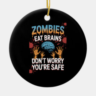 Halloween Zombie Keramik Ornament