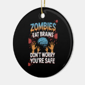 Halloween Zombie Keramik Ornament (Links)