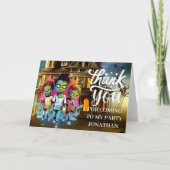 Halloween Zombie-Kinder DANKE (Vorderseite)