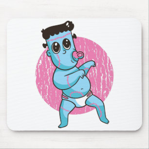 Halloween Zombie Monster - Baby Frankenstein Mousepad