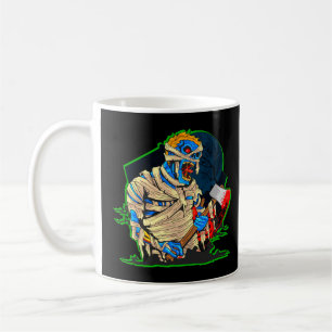 Halloween Zombie Monster Mummy Bandages Blood Ax Kaffeetasse