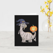 Halloween Zombie Mummy Dinosaurier Hexe Beängstige Karte (Gelbe Blume)