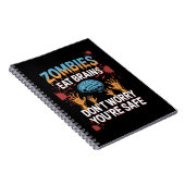 Halloween-Zombie Notizblock (Rechte Seite)