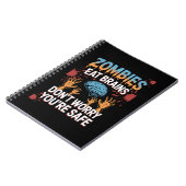 Halloween-Zombie Notizblock (Linke Seite)