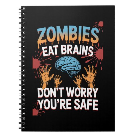 Halloween-Zombie Notizblock (Vorderseite)