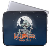 Halloween Zombie Party | 15" Laptop-Siebtasche Laptopschutzhülle (Vorderseite)