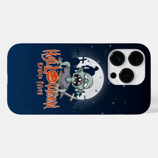 Halloween Zombie Party | Case-Mate iPhone Hülle (Rückseite (Horizontal))