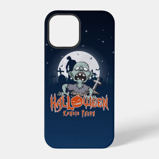 Halloween Zombie-Party | iPhone Hülle (Rückseite)