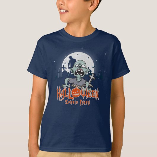 Halloween Zombie Party | Kinder T-Shirt (Vorderseite)