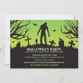 Halloween Zombie Party Spooky Apokalypse Einladung (Vorderseite)