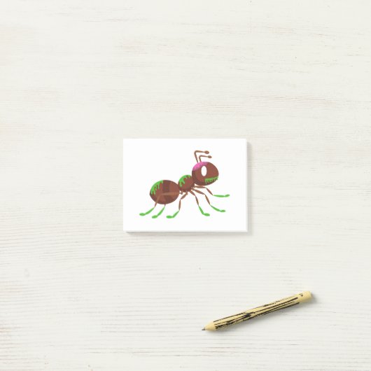 Halloween-Zombie Post-it Klebezettel (Auf Schreibtisch)