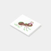 Halloween-Zombie Post-it Klebezettel (angewinkelt)