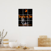 Halloween Zombie Poster (Küche)