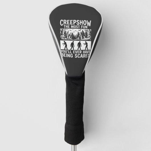 Halloween Zombie Scared Horror Vector Design_1 Golf Headcover (Vorderseite)