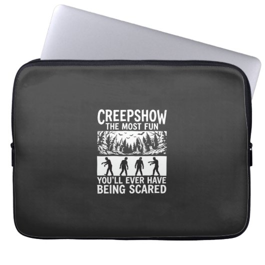 Halloween Zombie Scared Horror Vector Design_1 Laptopschutzhülle (Vorderseite)