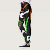 Halloween-Zombie-Schädel Leggings (Links)