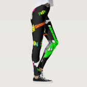 Halloween-Zombie-Schädel Leggings (Rechts)