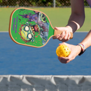 Halloween, Zombie,Schrei aus dem lila Schloss , Pickleball Schläger