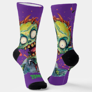 Halloween, Zombie,Schrei aus dem lila Schloss , Socken