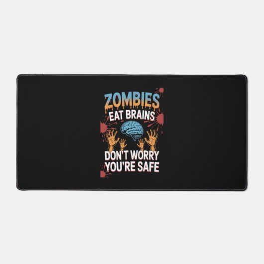 Halloween Zombie Schreibtischunterlage (Vorderseite)