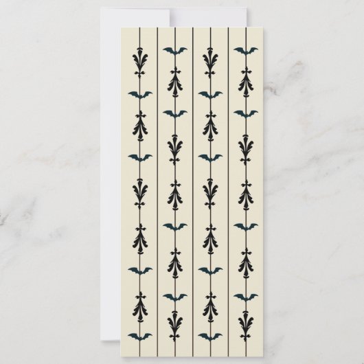 Halloween Zombie Ticket Fun Horror Einladung (Rückseite)