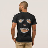 Halloween Zombie Torn Bekleidung T-Shirt (Schwarz voll)