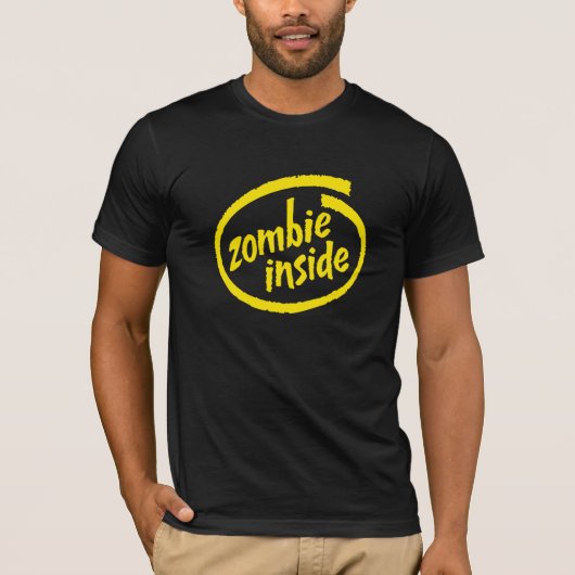 Halloween Zombie Torn Bekleidung T-Shirt (Vorderseite)