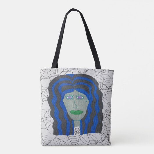 Halloween Zombie Woman Tasche (Rückseite)