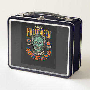 Halloween Zombies Haben Mein Gehirn Gefressen Metall Brotdose