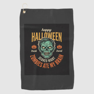 Halloween Zombies Haben Mein Gehirn Gegessen Golfhandtuch