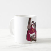 Halloween Zoo Sloth Vampire Kaffeetasse (Vorderseite Links)