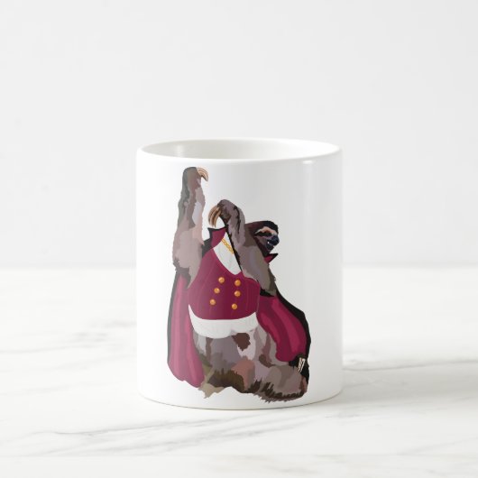 Halloween Zoo Sloth Vampire Kaffeetasse (Mittel)