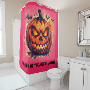Halloween, Zorn des Jack O' Lantern , Gruselig Duschvorhang